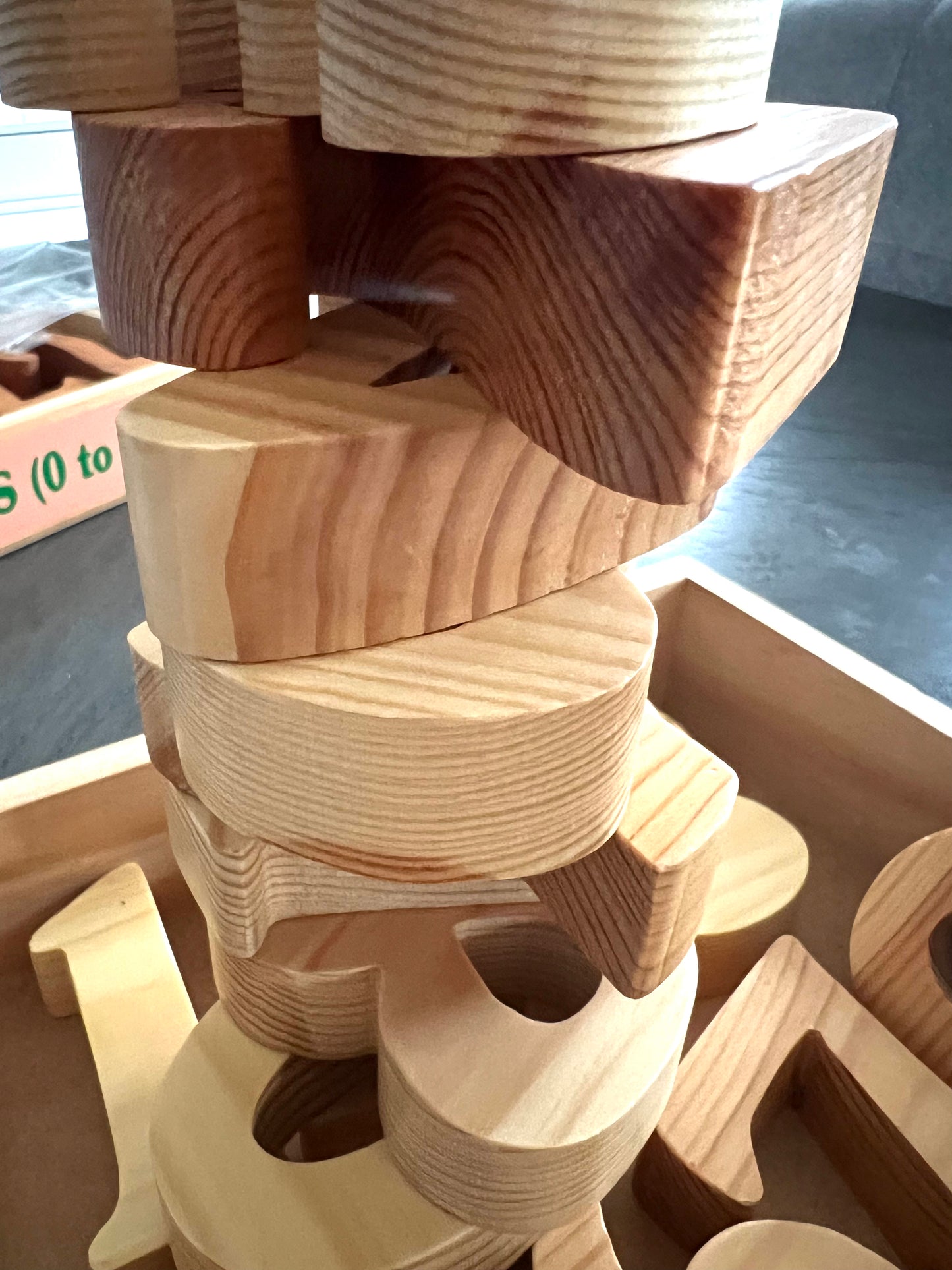 WOODEN NUMBER BLOCKS