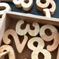 WOODEN NUMBER BLOCKS
