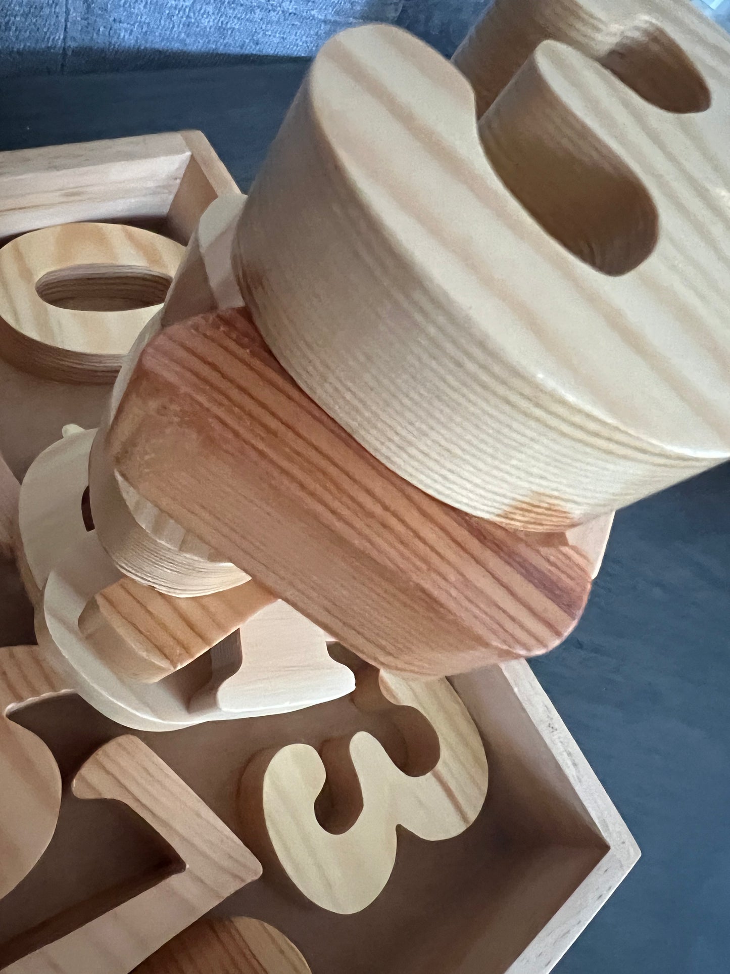 WOODEN NUMBER BLOCKS