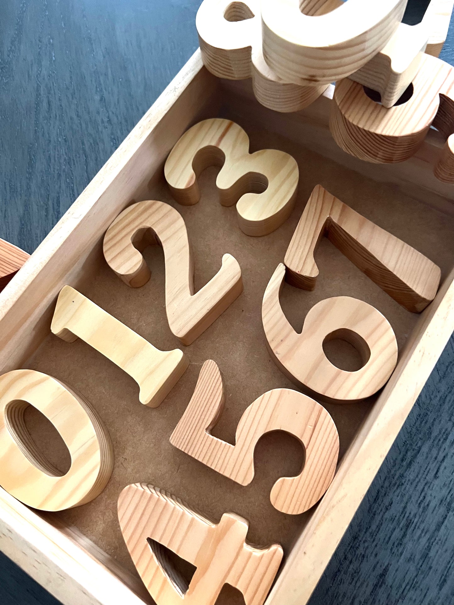WOODEN NUMBER BLOCKS