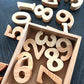 WOODEN NUMBER BLOCKS