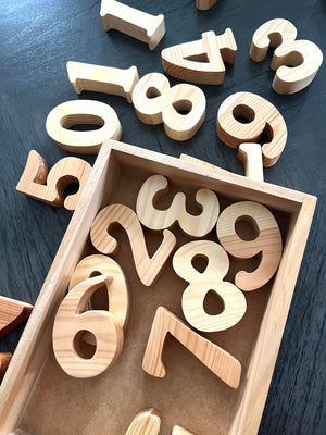 WOODEN NUMBER BLOCKS