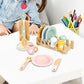 WOODEN TABLEWARE SET - PRETEND PLAY