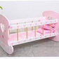 Wooden Doll Baby Bed – Pretend Play Nursery Furniture