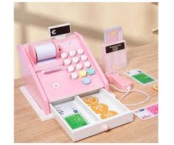 Wooden Pretend Play Cash Machine – Early Numeracy & Role Play Toy (Ages 3+)