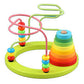 Beads Around The Tower With Stacker – Montessori-Inspired Learning Toy
