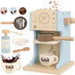 Kid Coffee Maker Playset with Grinder – Wooden Pretend Play Café Set