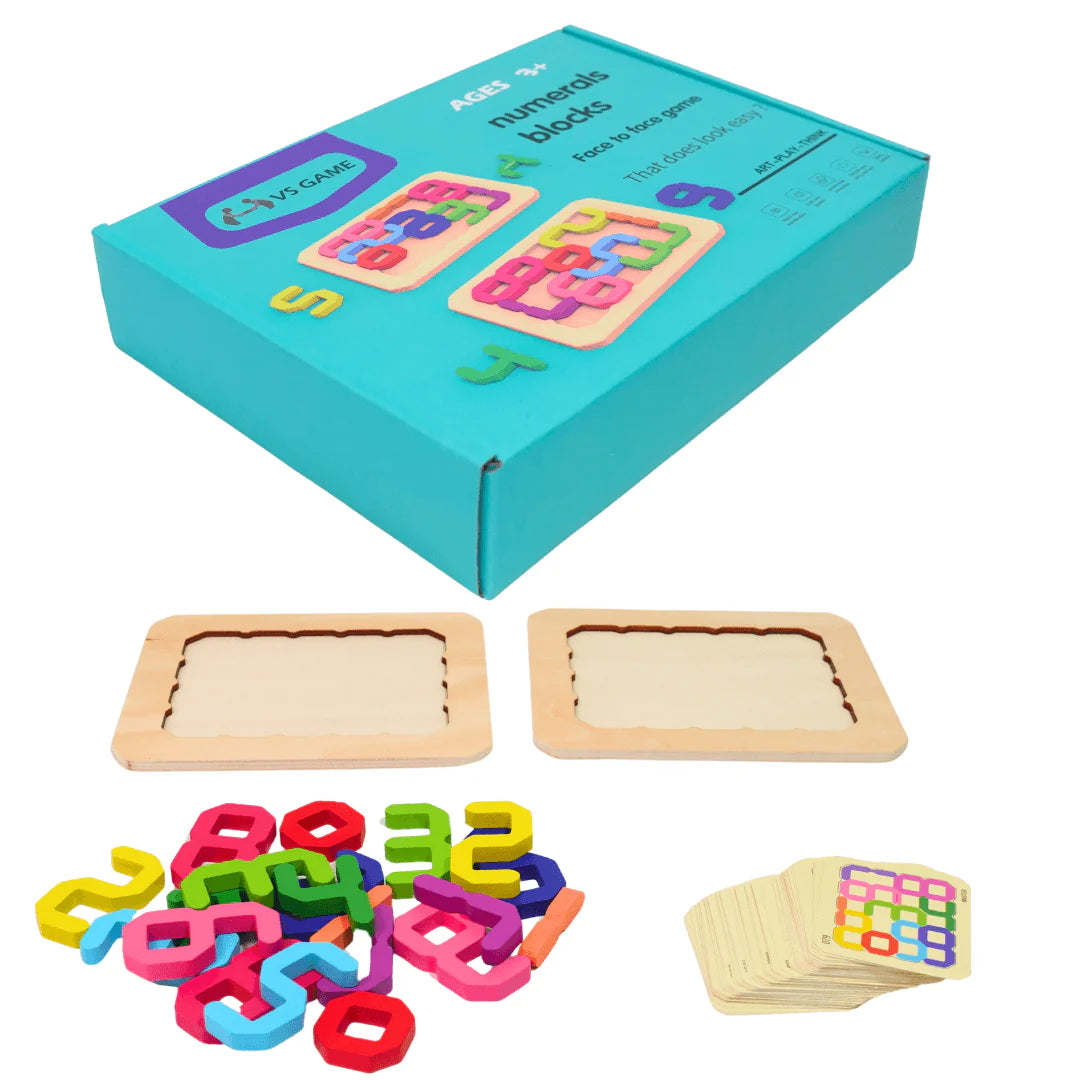 Numeral Blocks – Face-to-Face Learning Game for Children (Age 3+)