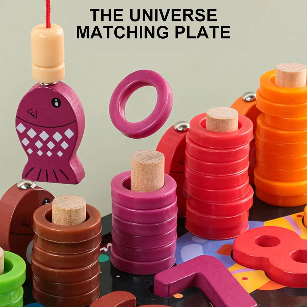 Explore Space Wooden Solar System Educational Puzzle & Activity Board