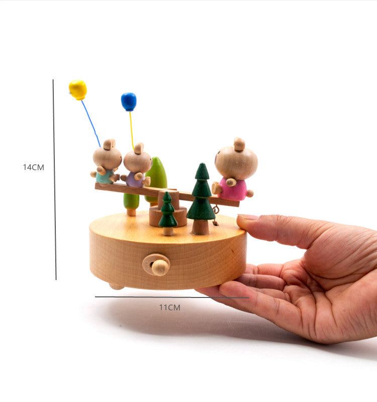wooden sea saw music mobile toys