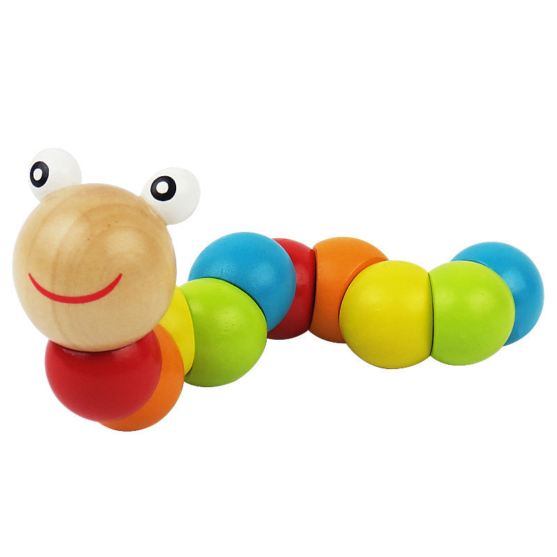 Wooden Caterpillar 1