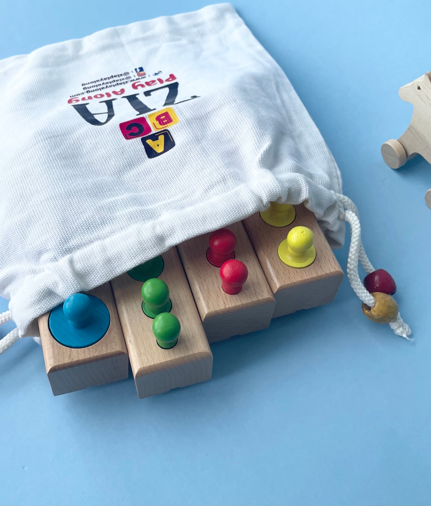 Knobbed Cylinders Toy 