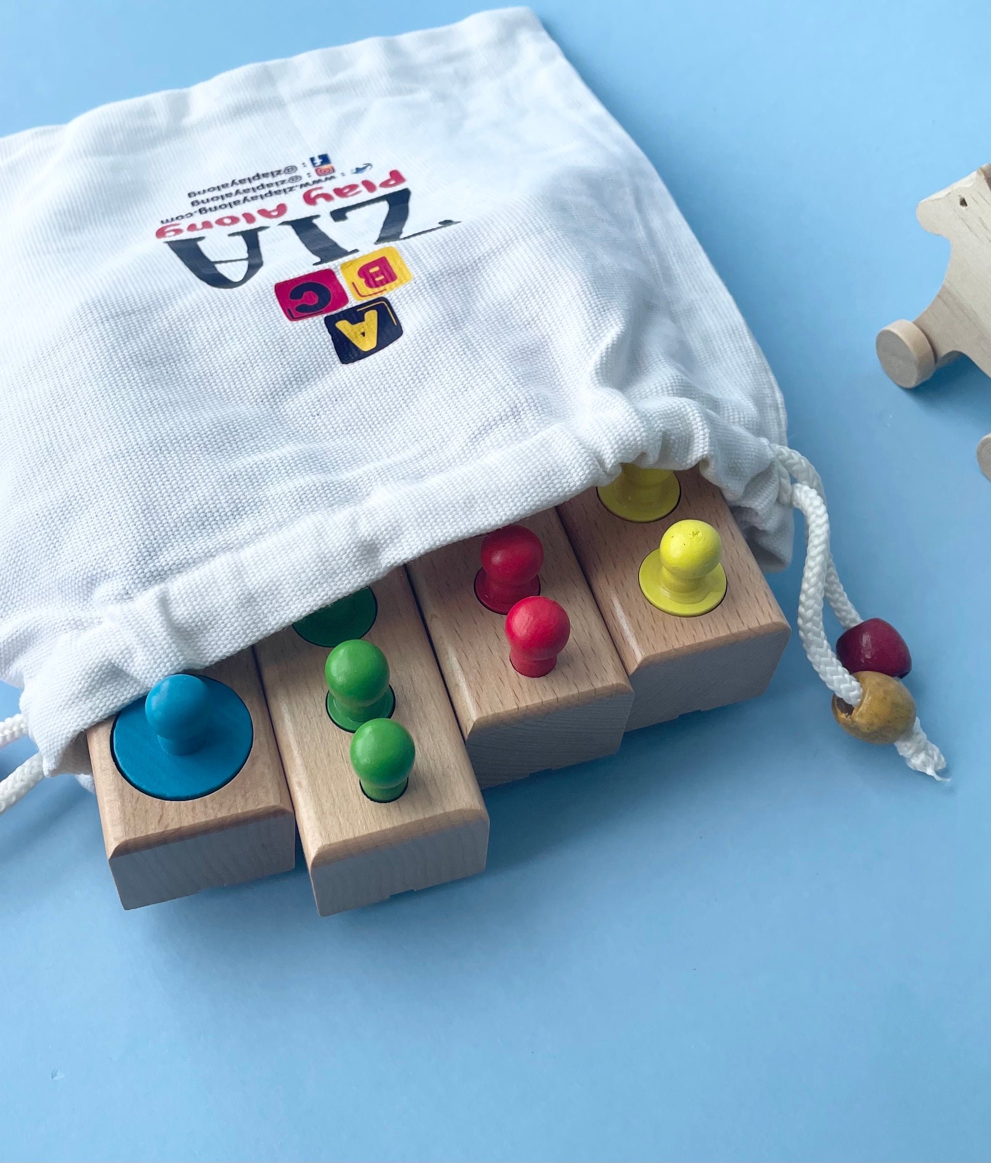 Knobbed Cylinders Toy 