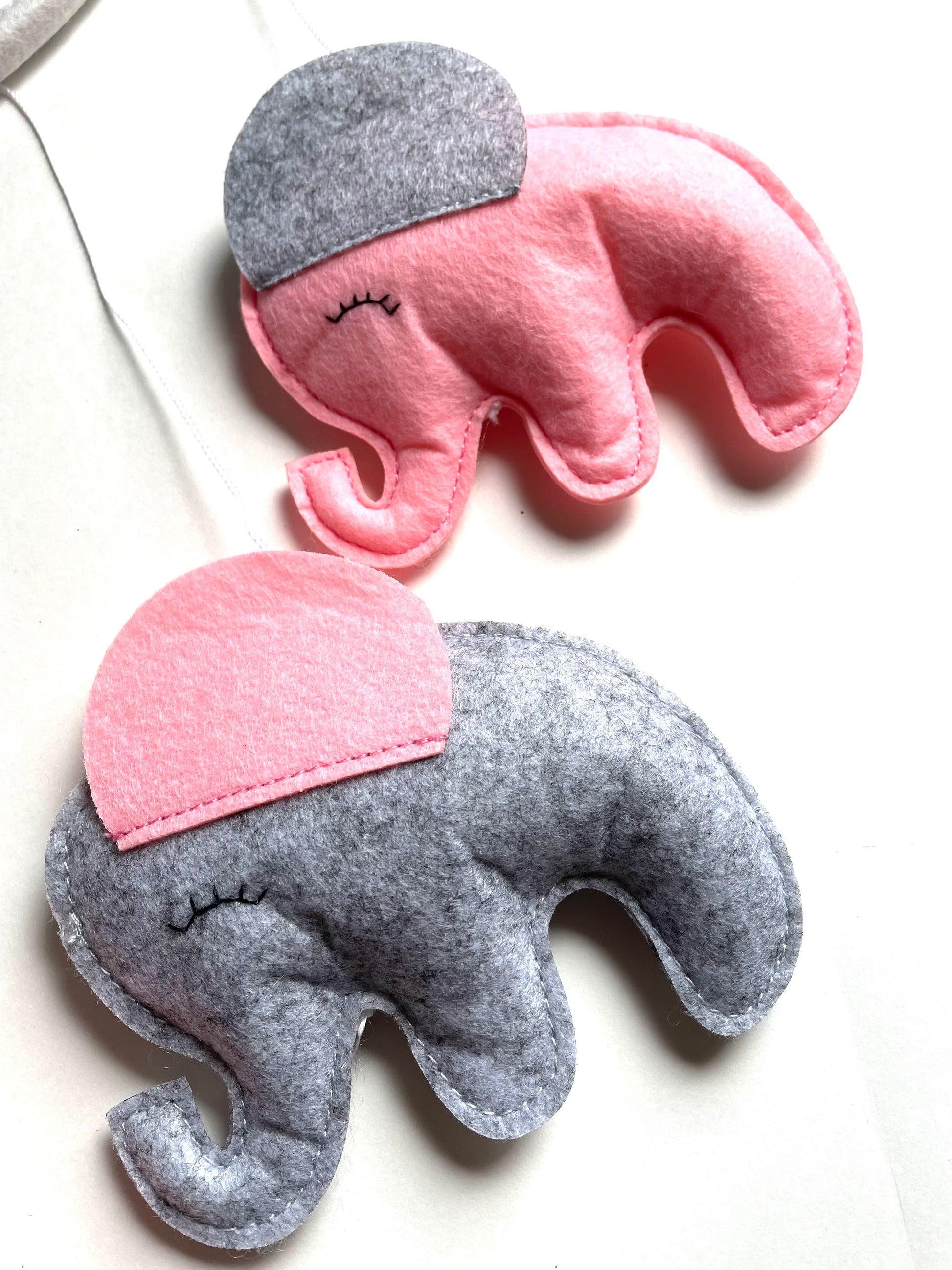 Handmade Elephant Nursery Mobile