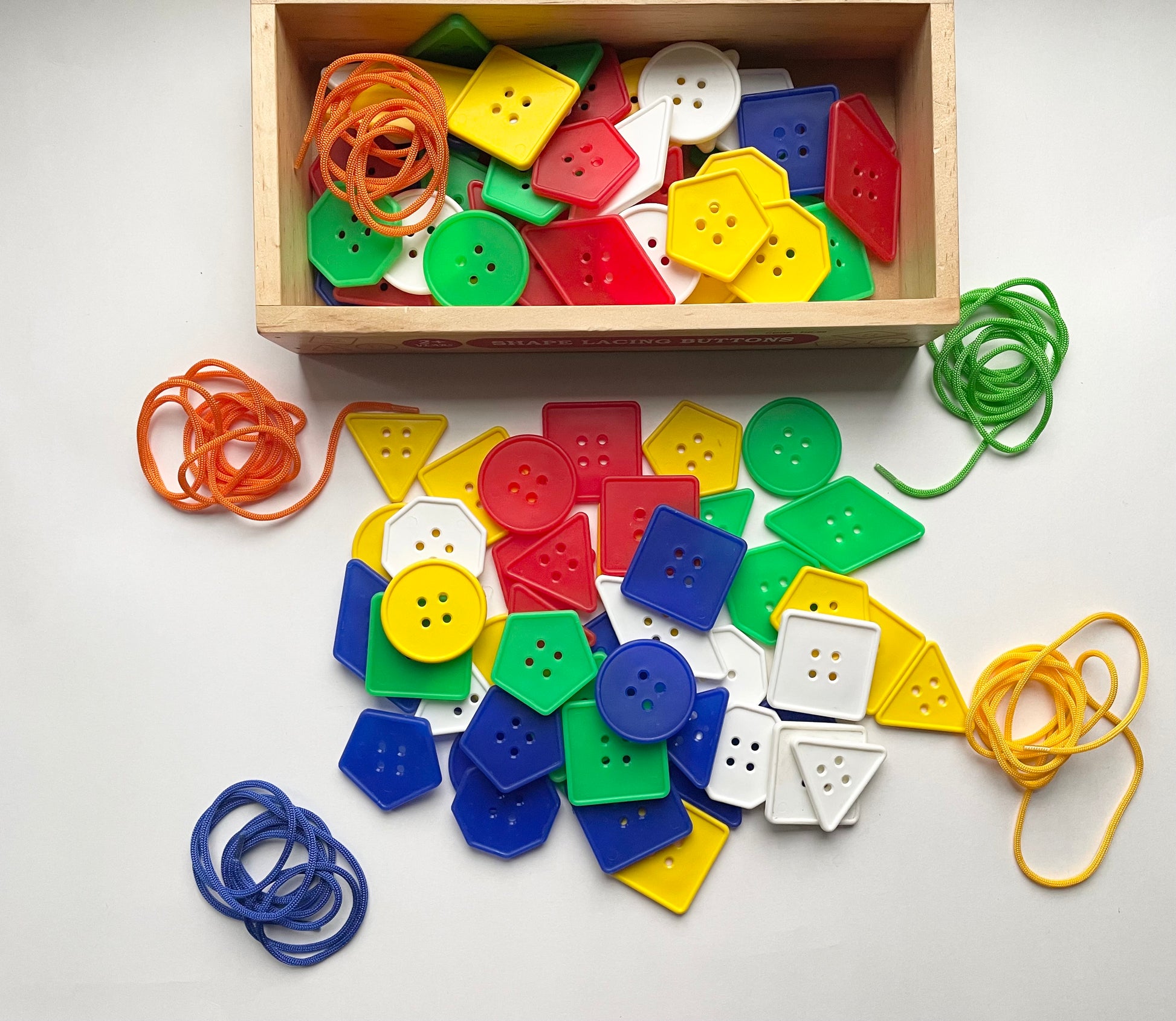 Lacing Shape Education Wooden Toys