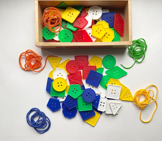 Lacing Shape Education Wooden Toys