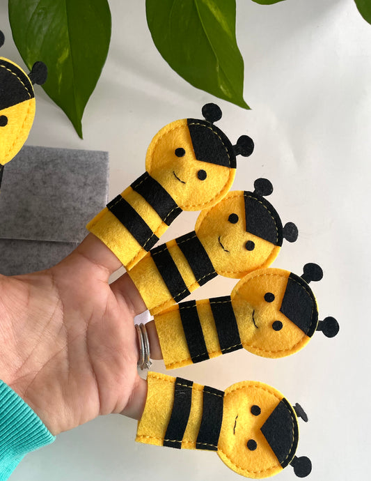 BUBBLE BEE FINGER PUPPETS