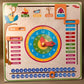 Wooden Educational Calendar – Learn Time, Days & Weather Through Play